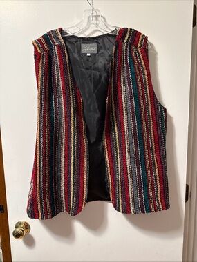 Palettes Women's Multicolor Striped Vest
